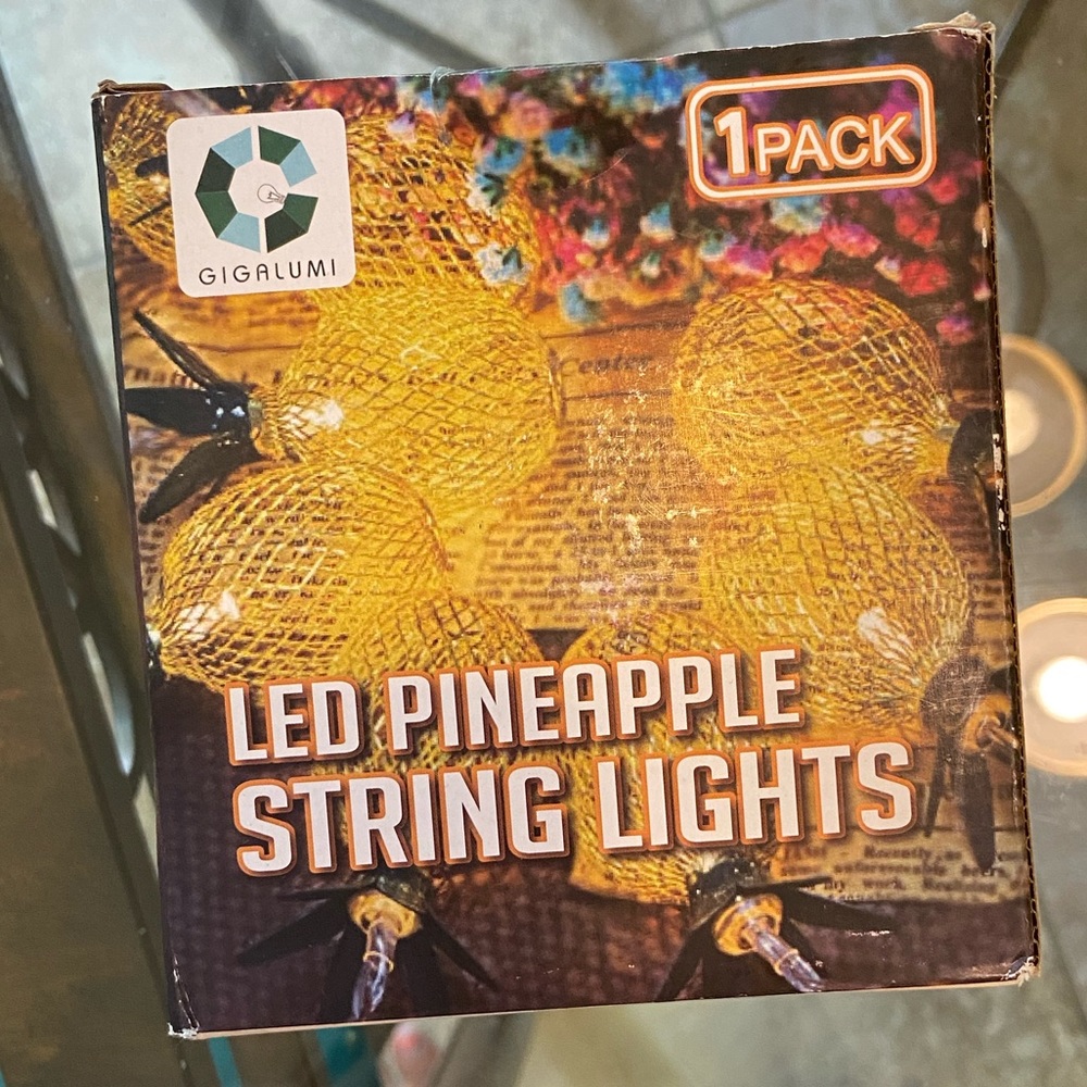 Pineapple string lights - Picture 2 of 4